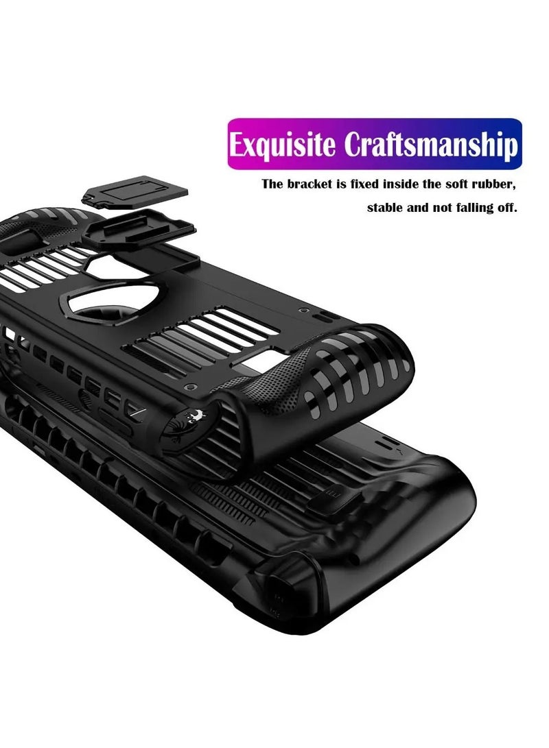 With Kickstand Handheld Soft TPU Case for Claw 8 AI+ Shockproof Protective Cover Anti Slip Ergonomic Compatible with MSI Claw 8AI+ 2025 Protective Cover Game Machine Accessories  - Image 4