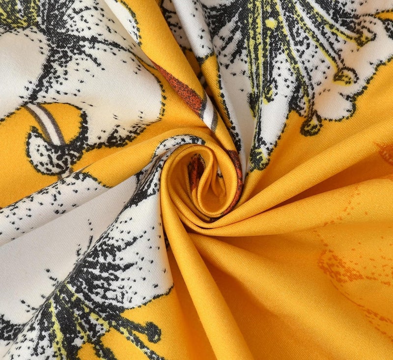 CLIDE+ Diwan Cover Glace Cotton Premium Cloth Quality Designer Printed 8 Pieces Standard Diwan Set (1 Single Bedsheet, 2 Bolster Covers, 5 Cushion Covers) (DIWAN - 29) - Image 3