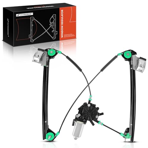 A-Premium Electric Power Window Regulator with Motor Compatible with Chevrolet Corvette 1997-2004 Front Right Passenger Side - Image 1