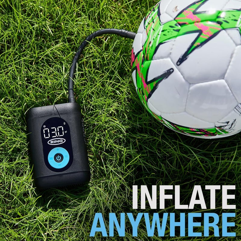 RING TYREINFLATE GO 10 Cordless Tyre Inflator with Adaptor Kit - Image 5