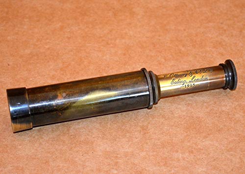 Generic Antique Vintage Brass 12 Telescope Maritime Marine Pirates Spyglass Scope Two fold Black Finish Good col - Image 3