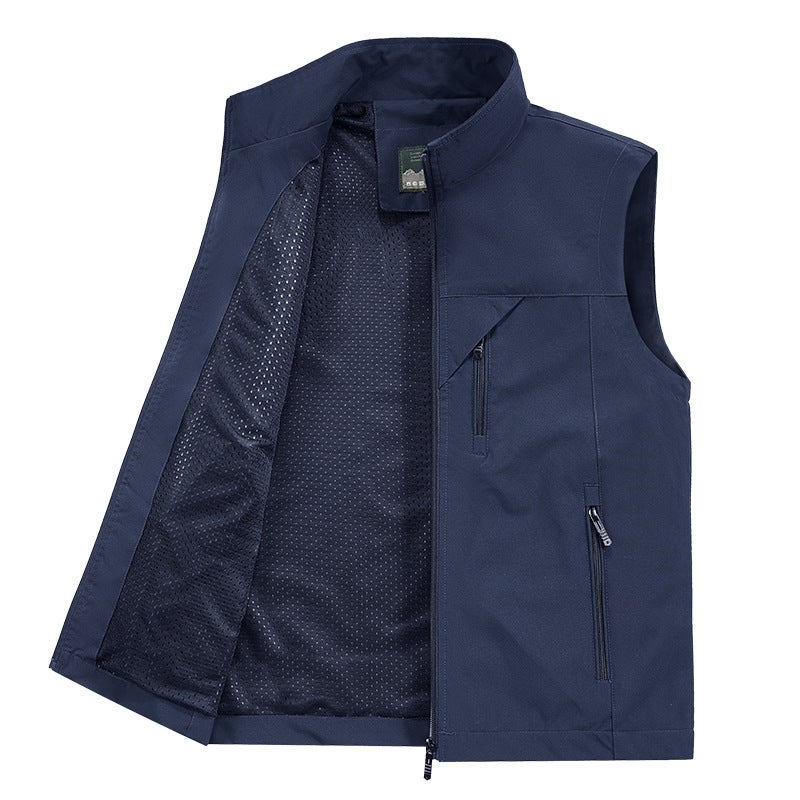 New Vest Men'S Outdoor Leisure Youth Pography Fishing Vest Vest Sports Jacket Men'S Wear - Image 3