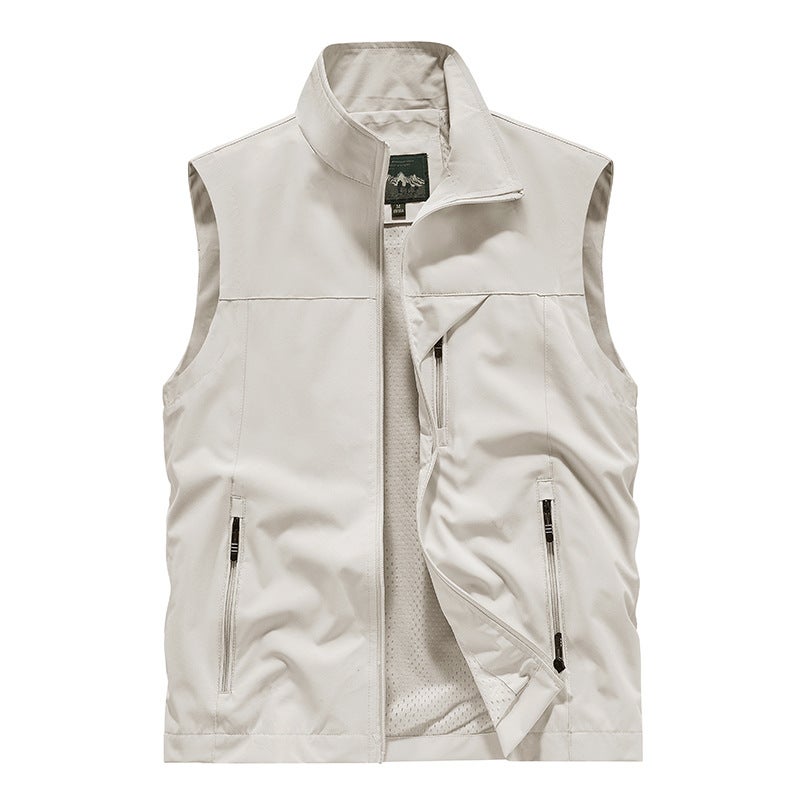 New Vest Men'S Outdoor Leisure Youth Pography Fishing Vest Vest Sports Jacket Men'S Wear - Image 1
