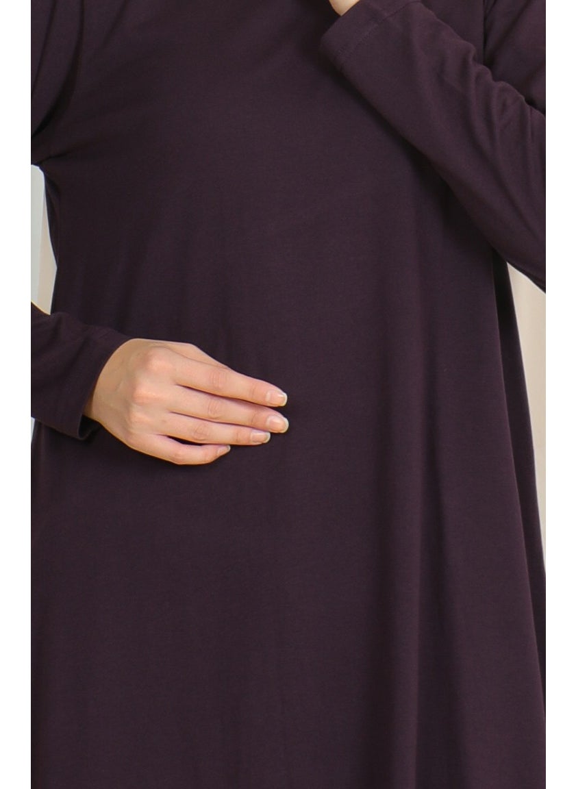 Slit Long Tunic 9141-08 Purple - pzsku/ZE1B0BED9AA2BED9AC687Z/45/_/1738801423/ee9d54ee-9f7a-4cf0-80be-1b56e3db4d33