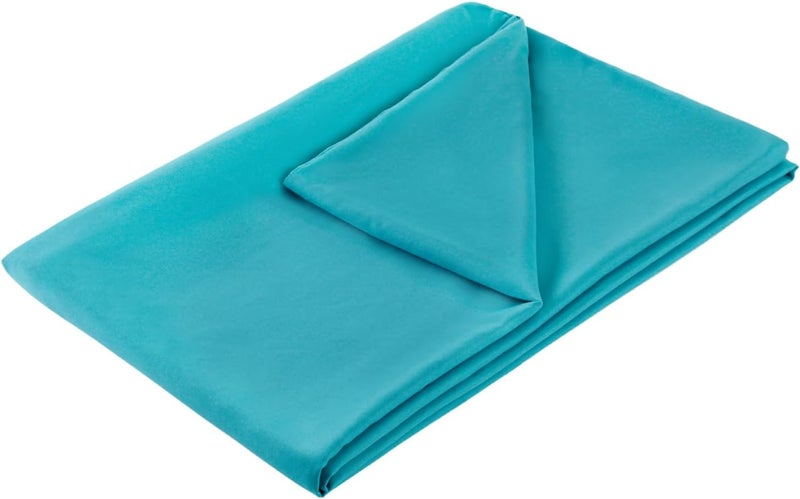UhobeCap غطاء بطانية مرجح، 60 * 80، أخضر، غطاء لحاف مع 8 أربطة - Image 1