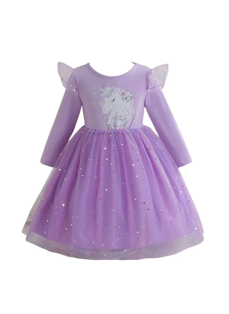 D'Daniela D' Daniela - Starlight Sparkle Unicorn Dress - Purple