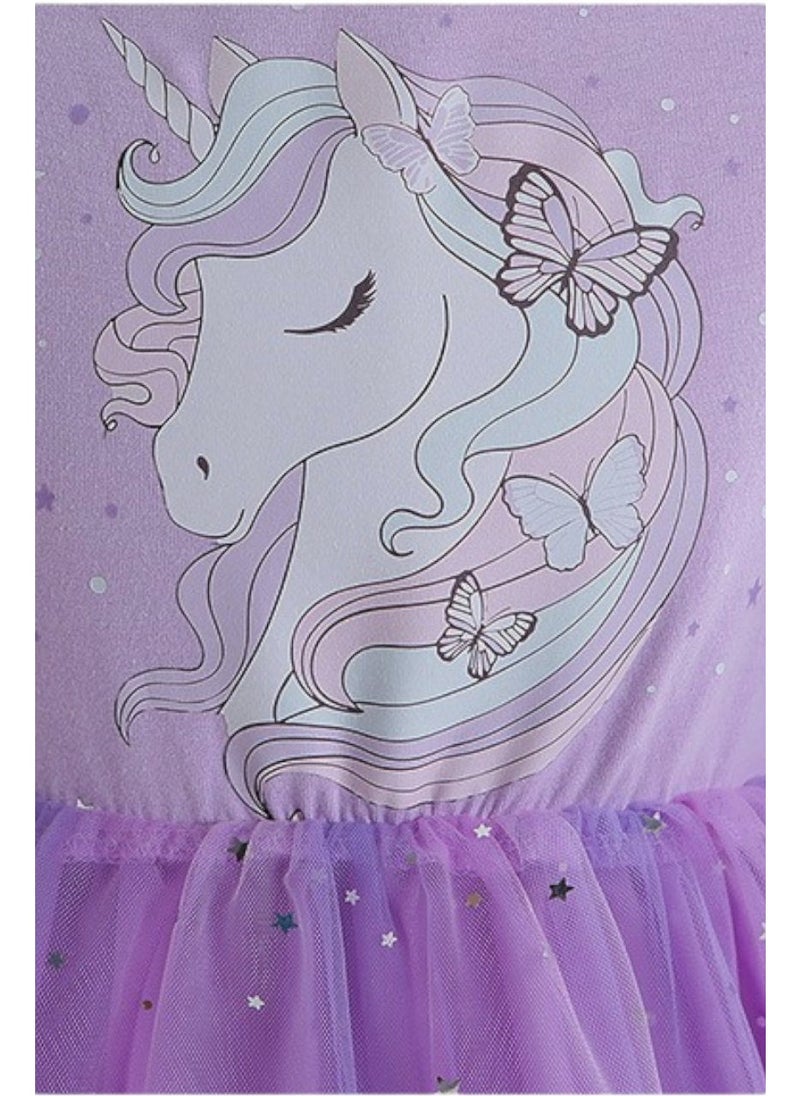 D'Daniela Unicorn Tulle Dress - Image 3