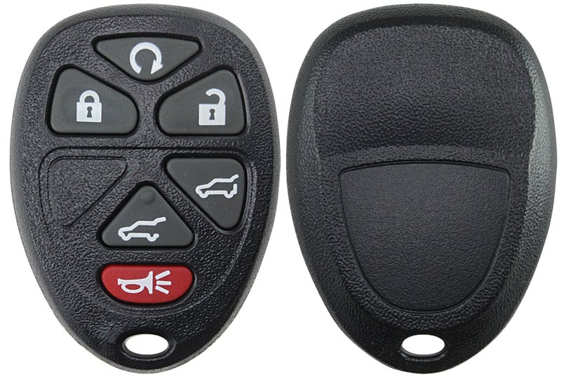 KeylessOption Replacement 6 Button Keyless Entry Remote Key Fob Shell Case and Button Pad for OUC60270 - Image 2