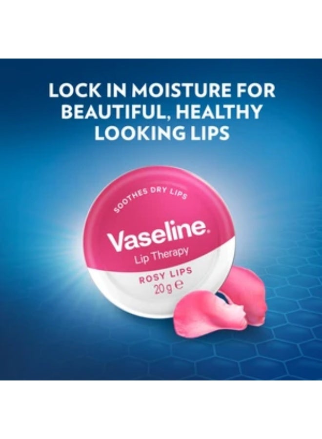 Vaseline Rosy Lips Lip Therapy – Moisturizing Tinted Lip Balm – 20g - Image 4