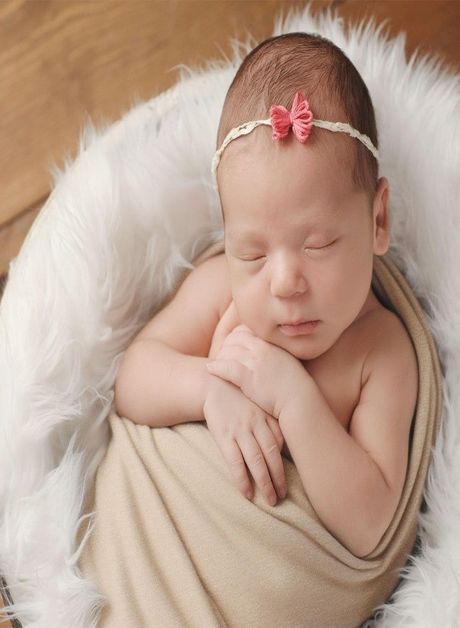 Breling 2 Pcs Cotton Hooded Baby Towels 32 x 32 Inch Newborn Bath Towel for Baby Girl Infant Toddler Soft Absorbent Unisex Registry Gift(Classic Style) - Image 5