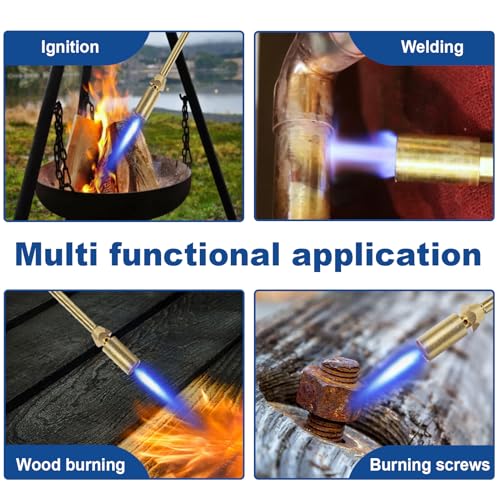 BlueFire Pack of 2,BLUEFIRE Standard Propane Gas Cylinder/Canister, Welding Brazing Soldering Fuel gas, for HVAC Plumbing Cooking Grilling Gardening and Camping - Image 3