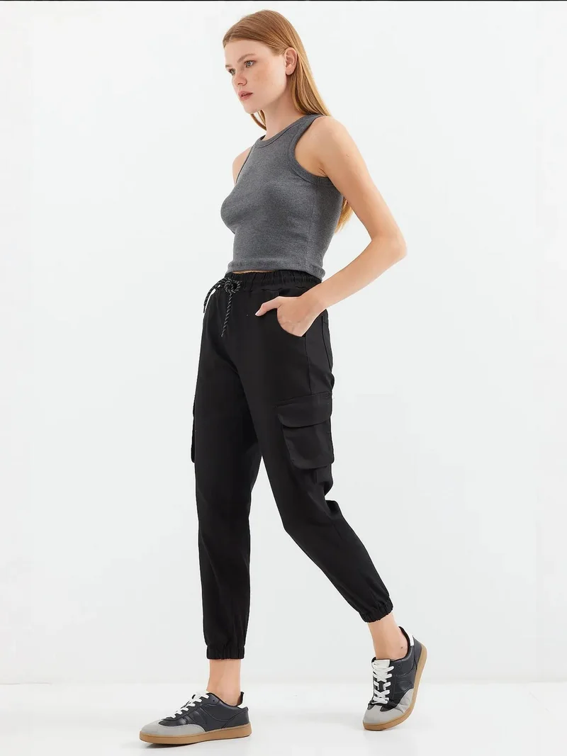 بيغ دارت بنطلون رياضي بقصة عادية برباط وجيوب