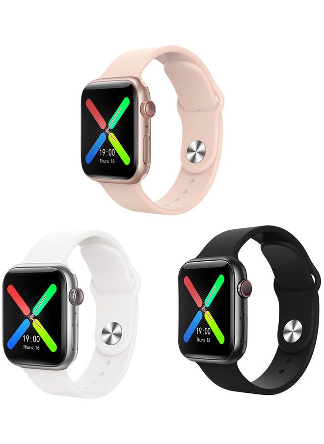 Generic - Global Version T500 PLUS Full Touch Screen Smartwatch Compatible With Android iOS Phones Rose Gold - Image 1