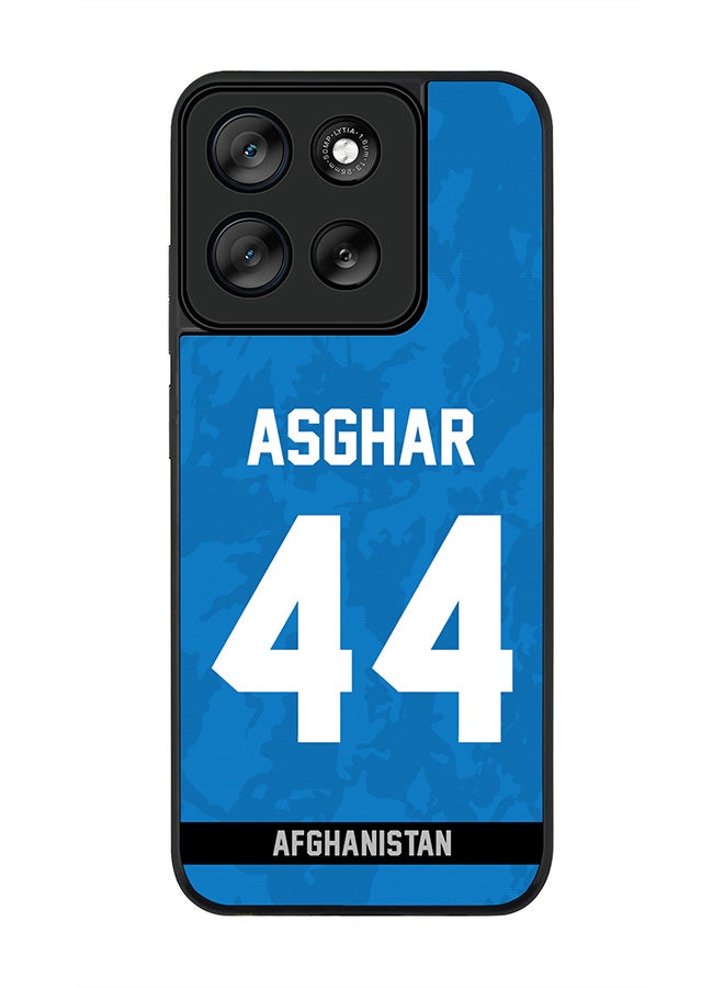 Stylizedd For Motorola Moto G56 Case,Slim fit Camera Protection, Shockproof Thin Phone cover  - Afghanistan Asghar Afghan, Jersey No 44 - Image 1