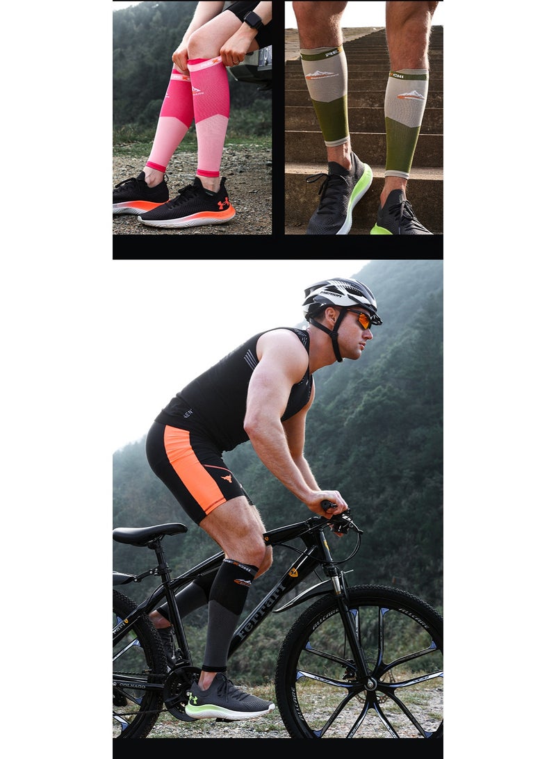 REXCHI Calf Compression Sleeves for Men and Women - Leg Compression Sleeves - Calf Support, Cycling Leg Warmers, Marathon Football Runners Muscle Compression Calf Compression Knee Socks (Size S) - Image 5