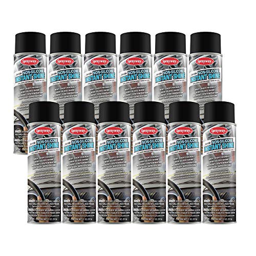 Sprayway SW938-12PK Auto Care Non-Silicone Instant Shine, 11 oz, Pack of 12 - Image 1