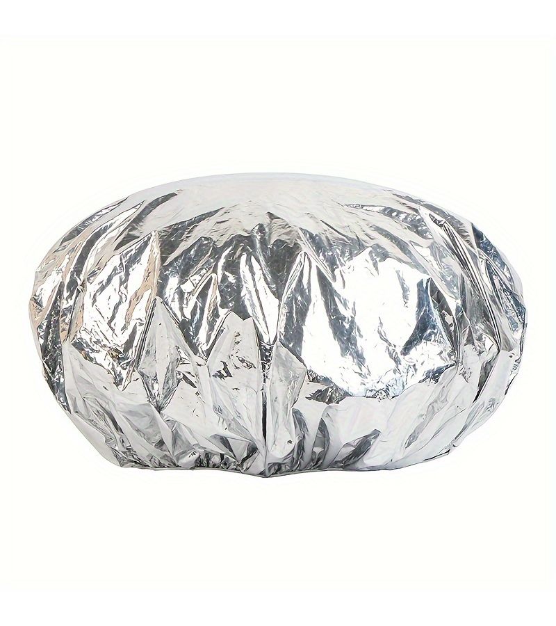 6pcs Tinfoil Shower Caps Suitable For Hair Salons Plug In Free Constant Temperature Hair Care Portable Thermoregulation Caps For Wet Hair Instant Warmth For Swim And Spa Care - Image 5