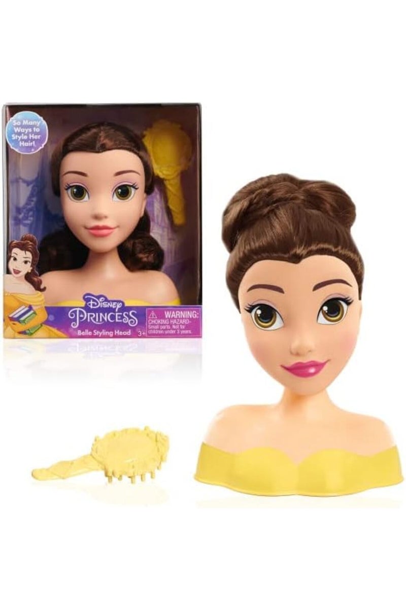 Disney Princess Belle Mini Styling Head - Beauty and The Beast Girls Mini Styling Head Belle Pretend Play - Image 1