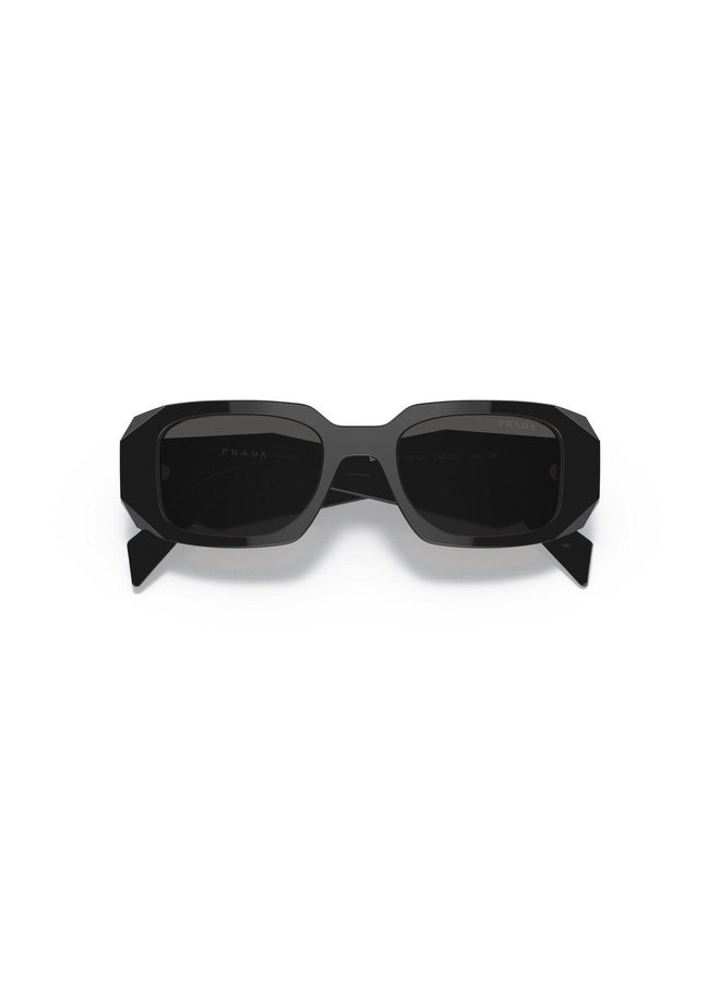 PRADA Woman RECTANGLE  SUNGLASSES- PR 17WS - lense size:49mm - BLACK - Image 3