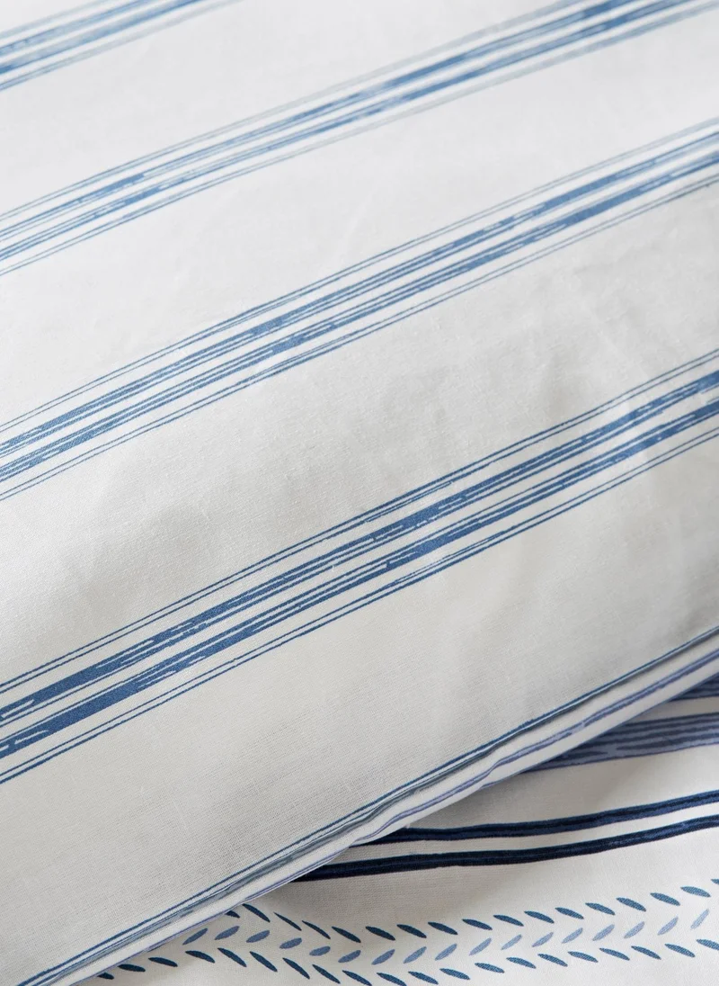 ماتلان Blue Nautical Stripe Duvet Set