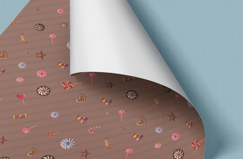 Dovetail Candylicious Kids Gift Wrapping Paper Pack of 10 Sheet - Image 3