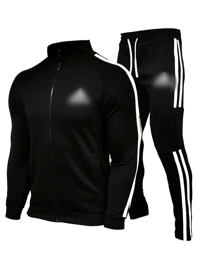 KUYING Men's Loose Sportswear And Sports Pants Two-Piece Set  - Image 1