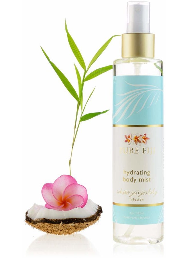 MB Herbals Hydrating Body Oil Mist - Moisturizing Body Oil After Shower - Hair and Spray Moisturizer for Body with Vitamin E, White Gingerlily, 7 oz - Image 1