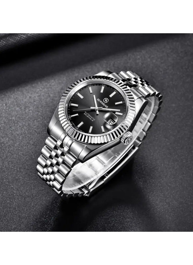 BERSIGAR - Bersigar BG-1645 Luxaura Design Stainless Steel Automatic Water Resistant Watch - Image 1