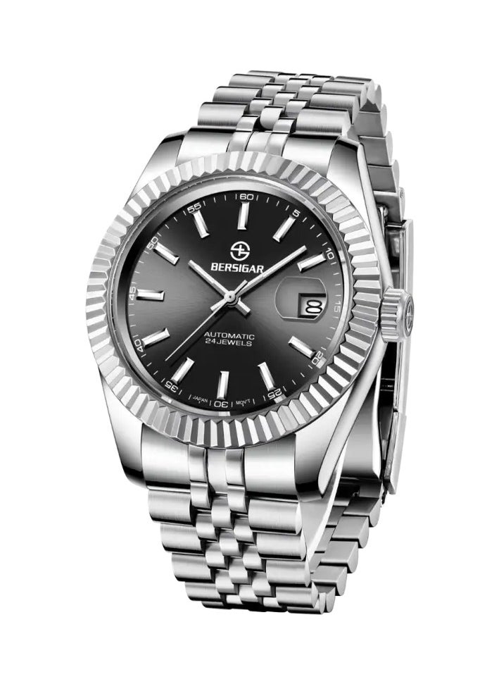 BERSIGAR - Bersigar BG-1645 Luxaura Design Stainless Steel Automatic Water Resistant Watch - Image 1