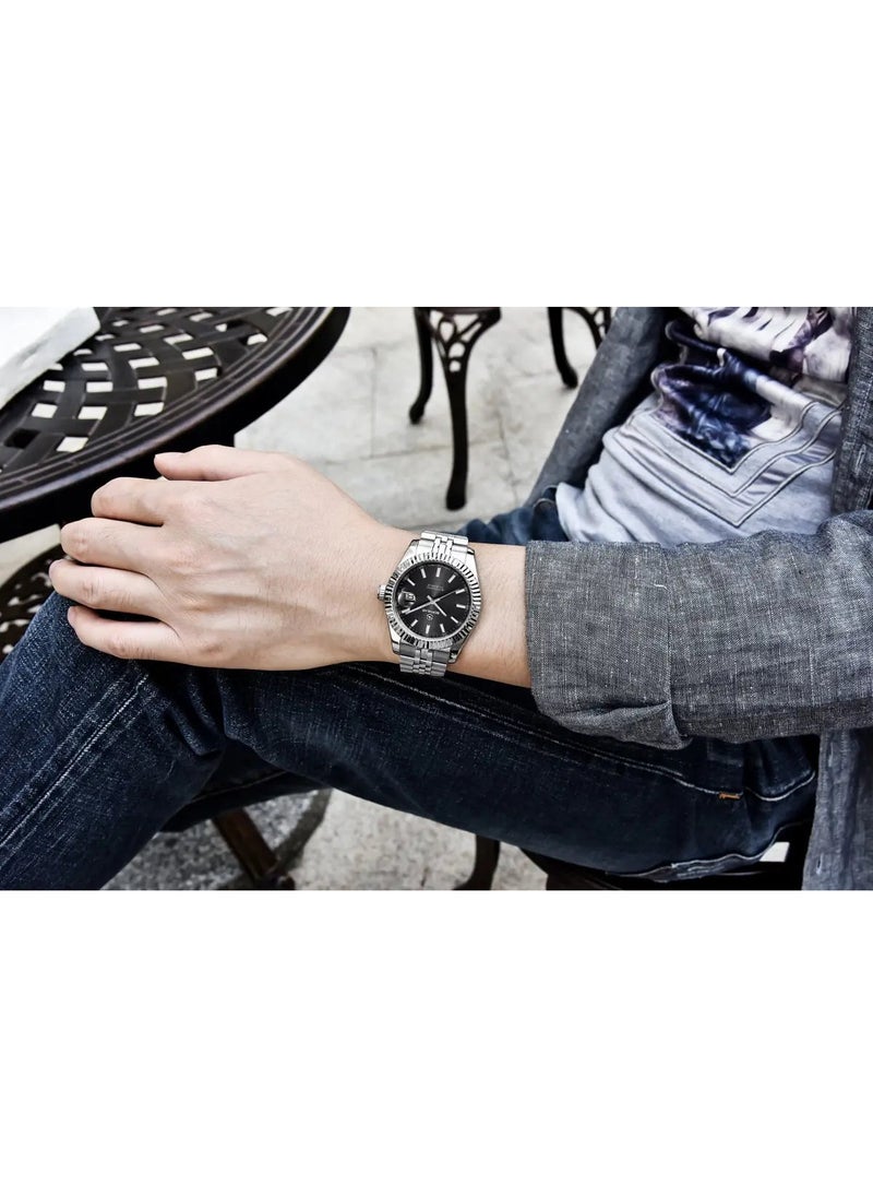 BERSIGAR - Bersigar BG-1645 Luxaura Design Stainless Steel Automatic Water Resistant Watch - Image 1