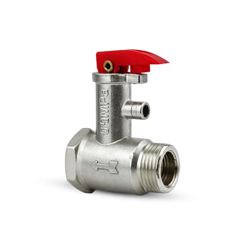 NEW WARE Electric Water Heater Pressure Relief Safety Valve 0.9 MPa | Heavy-Duty Metal Check Valve for Geyser Protection | Pack of 2 - Image 2