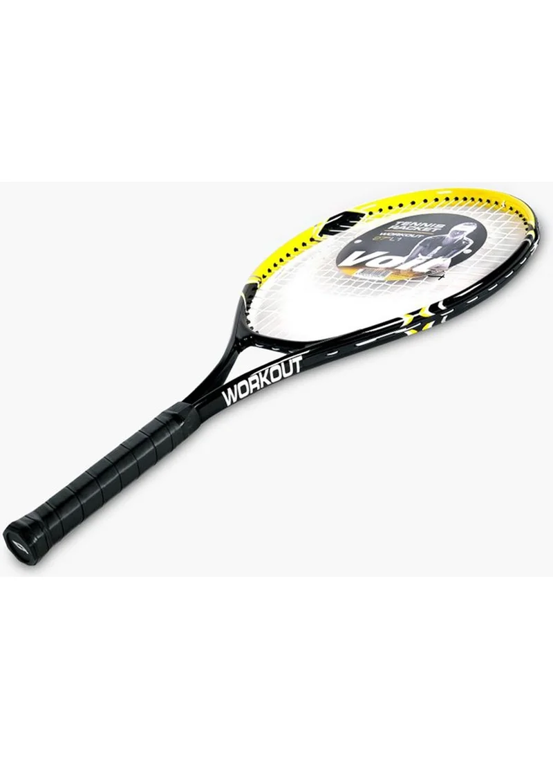 فويت Workout Tennis Racket 27 Inch L1 Phosphor Yellow Unisex Tennis Racket