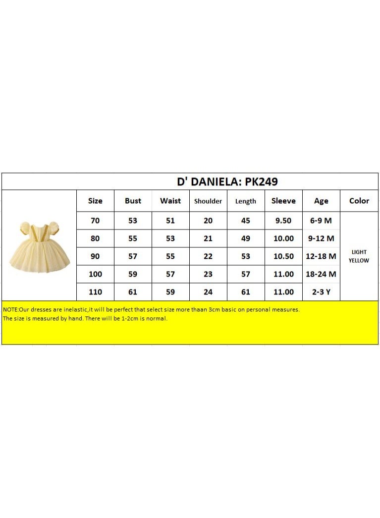 D'Daniela Golden Glow Dress - Yellow - Image 4