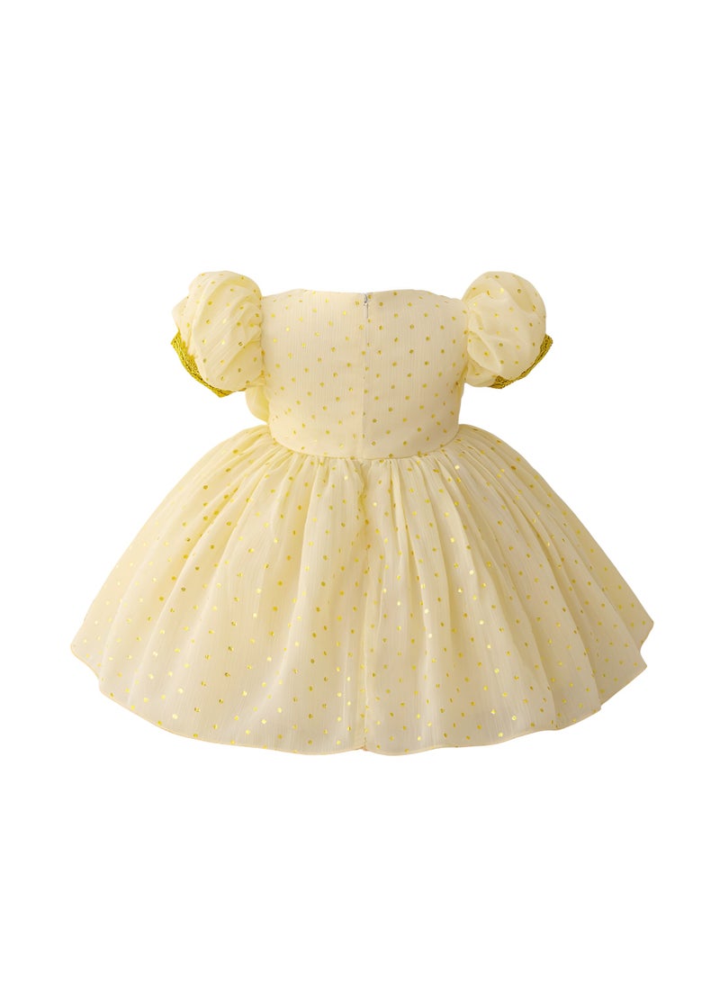 D'Daniela Golden Glow Dress - Yellow - Image 3