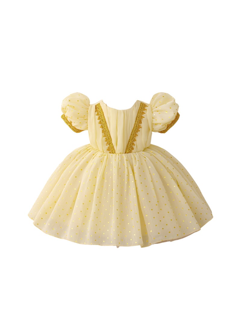 D'Daniela Golden Glow Dress - Yellow - Image 1