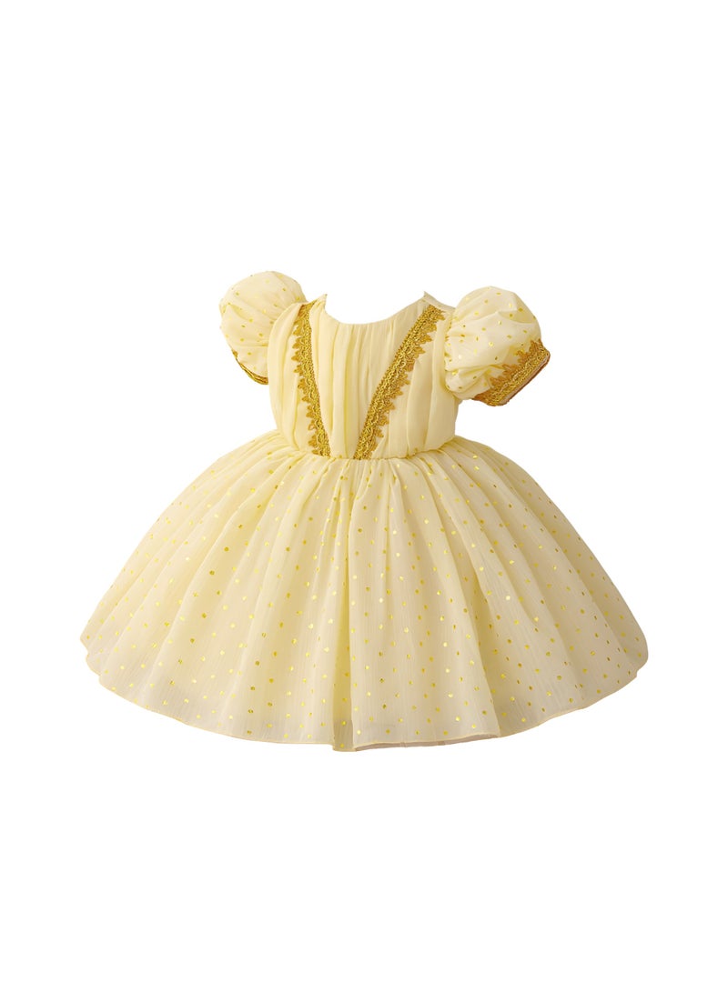 D'Daniela Golden Glow Dress - Yellow - Image 2
