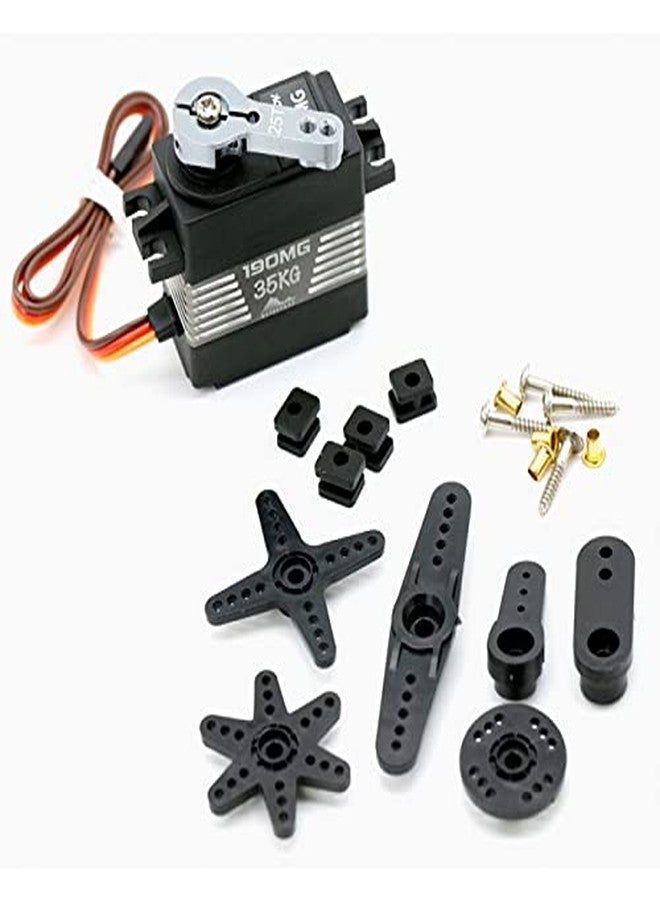Power Hobbies Powerhobby 190MG 1/10 35kg High Torque Metal Gear Waterproof HV Servo - Image 3