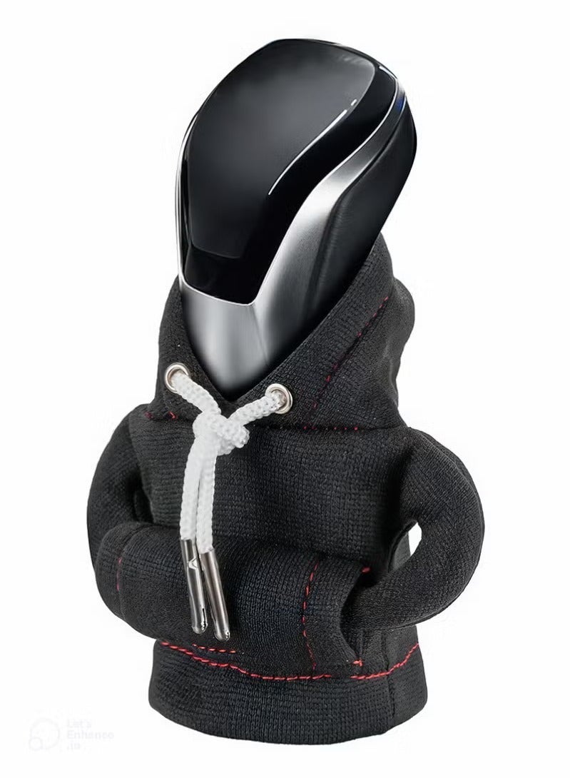 عطري هودي قير، غطاء أنيق صغير بحجم مناسب لناقل الحركة ولون اسود يضفي مزيدا من الفخامة لسيارتك - Image 1