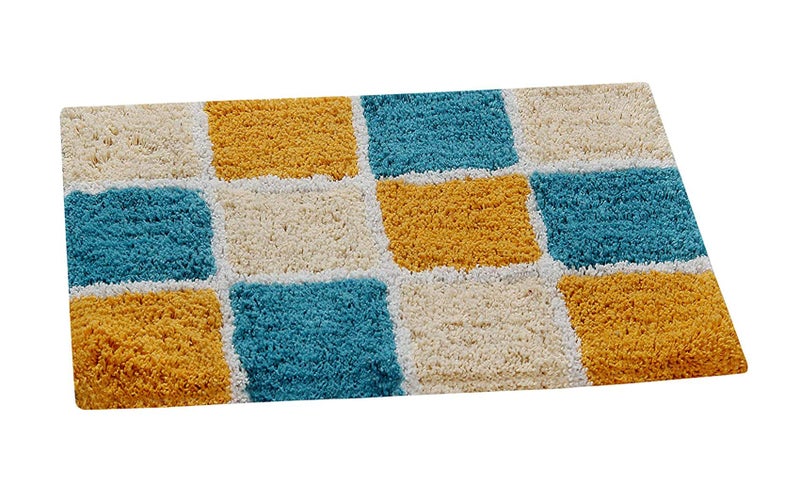 AAZEEM Abstract Cotton Door Mat - 16"x24", Multicolour Set of 3 (Multi) - Image 4