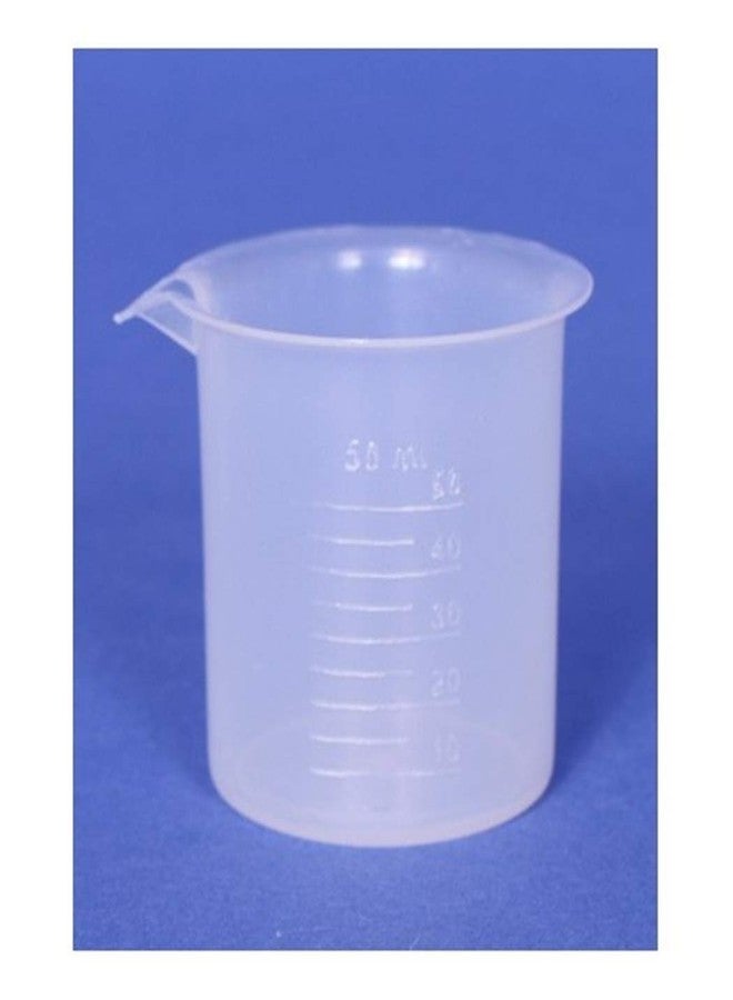 Truvic Combo Pack (4pcs) 50ml 100ml, 250ml, 500ml Plastic Science Beaker Set Measuring Cup Transparent - Image 5