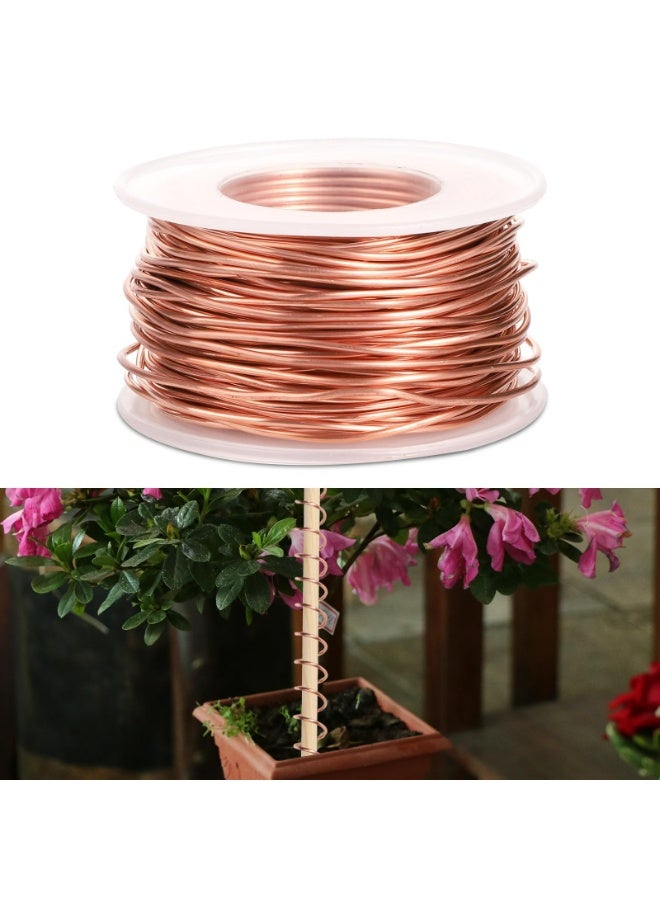 CMGTYYD. سلك نحاسي للبستنة الكهربائية، سلك نحاسي عاري بقطر 16 بوصة بطول 65 قدمًا، نحاس ناعم بنسبة 99.9٪ لنمو النباتات والخضروات - Image 1