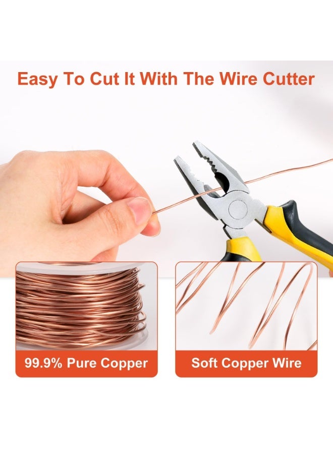 CMGTYYD. سلك نحاسي للبستنة الكهربائية، سلك نحاسي عاري بقطر 16 بوصة بطول 65 قدمًا، نحاس ناعم بنسبة 99.9٪ لنمو النباتات والخضروات - Image 5