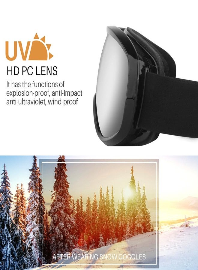 GGBuy Ski Goggles Frameless Anti-Fog Windproof OTG Design Snowboard Goggles UV400 Block Eyes Protect Lens Adult Youth - Image 3