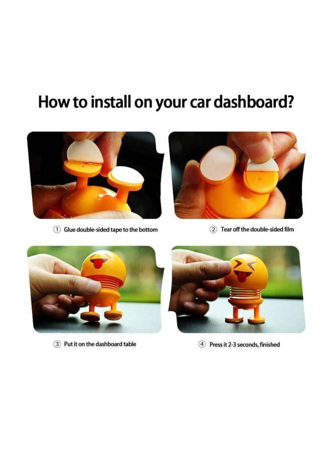 نيبمينينت دمية بوبلهيد بتصميم رأس شخصية إيموجي هزاز B07W6Z9X9N - Image 3