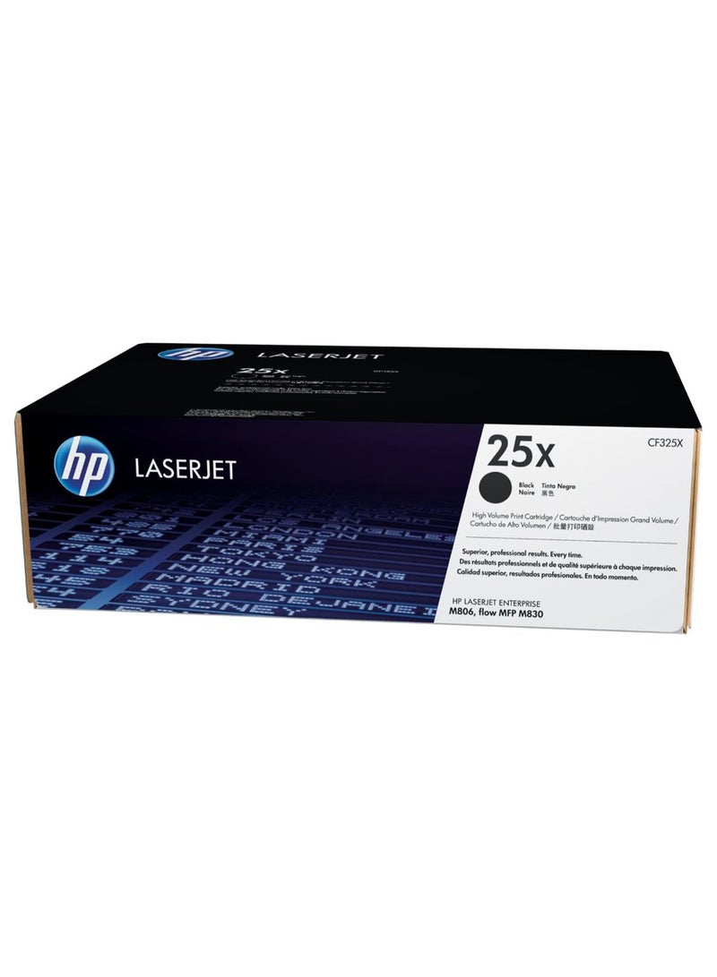 خرطوشة حبر طباعة 25X لطابعات ليزر جيت أسود
