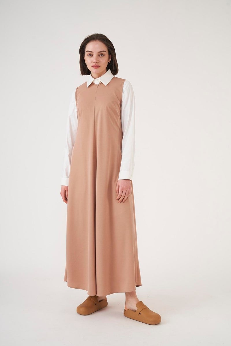 Mevra Fit Vest Camel - Image 2