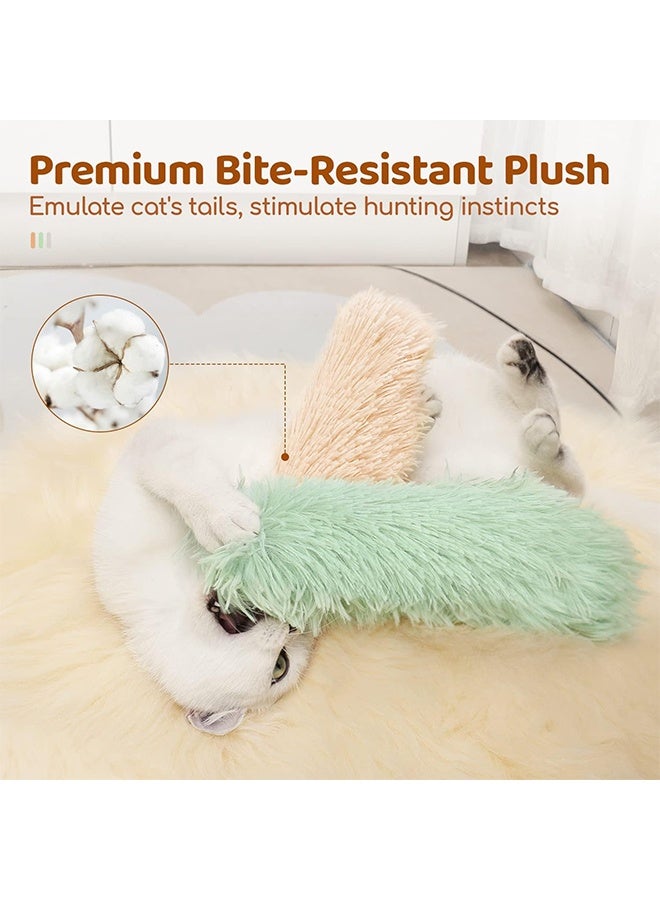 Cat Toys Pillows, 1 Pack, Soft and Durable Crinkle Sound with Catnip Inside, Interactive Indoor Kitten Kicker, Promotes Kitty Exercise - Image 4