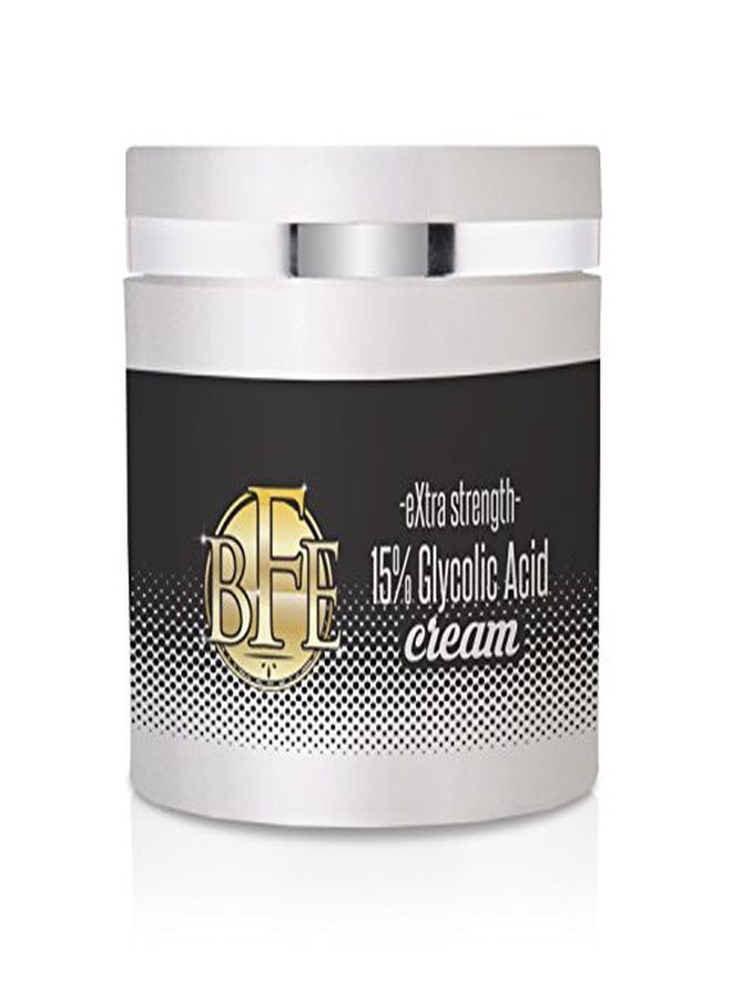 Beauty Facial Extreme كريم مضاد للتجاعيد بحمض الجليكوليك بنسبة 15%، حمض ألفا هيدروكسي القوي المعزز بمستخلص الشاي الأخضر. يحسن البشرة ويزيل الخطوط الدقيقة والتجاعيد. - Image 1