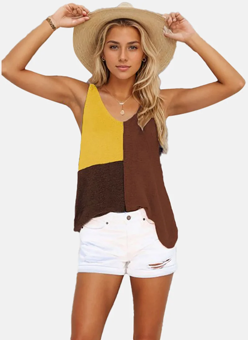 يونيكي Women Colourblocked Tank Top