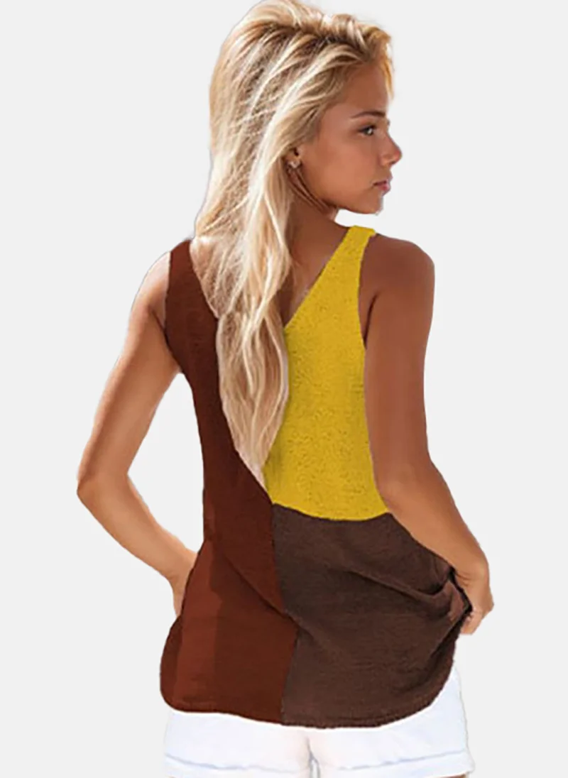 يونيكي Women Colourblocked Tank Top